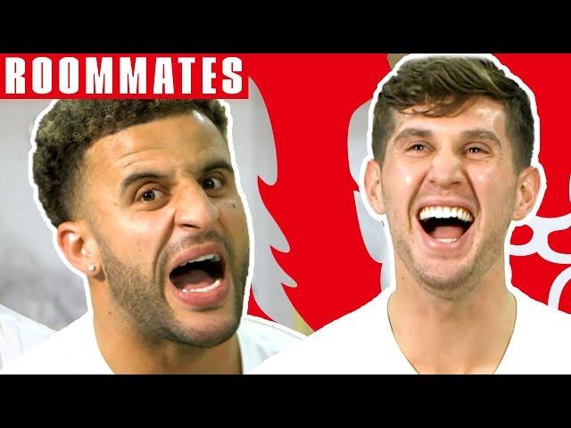 Walker vs Stones | Walker STILL Can't Believe his FIFA 19 Stats! | Roommates | England