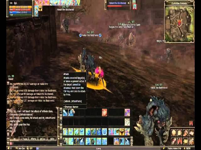 Lineage 2 Ertheia Eviscerator Skills (Warrior Ertheia)