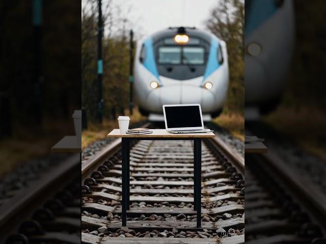 Desk and Train Scene ️ | Motion Meets Focus #Shorts #pig #dancesteps #viralvideo