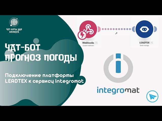 Телеграм бот с Integromat. Как ЛЕГКО создать чат-бота в Telegram. Чат-Бот Прогноз Погоды. Интегромат