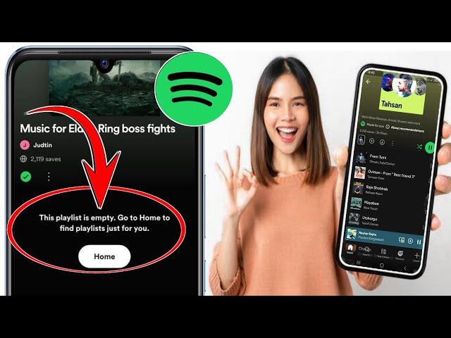 How To Fix Spotify Mod Apk Not Working | Spotify Playlist Empty Problem