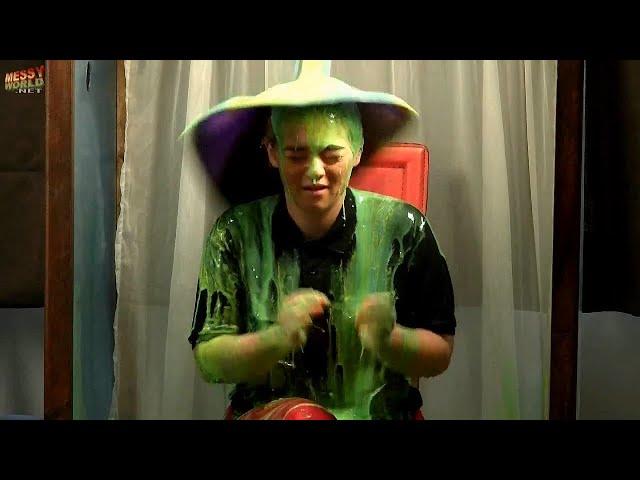 Messyworld Trailer • Pizza Delivery Girl Gets Gunged at Apartment 19