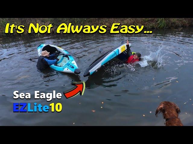 Inflatable Kayak Self Rescue Practice - Sea Eagle EZLite10