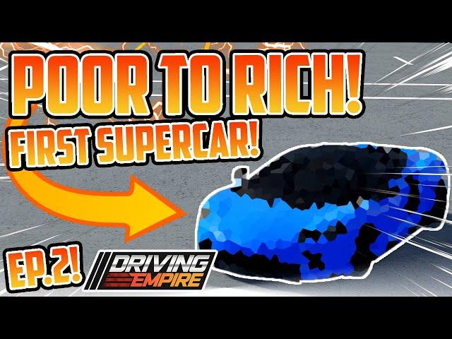 Going From POOR To RICH In Driving Empire! (Full Walkthrough!) - Ep.2 | Driving Empire | Roblox