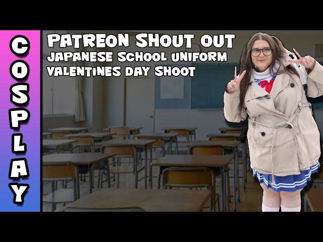 BBW Japanese School Girl Uniform Shoot - Patreon Shout Out Video