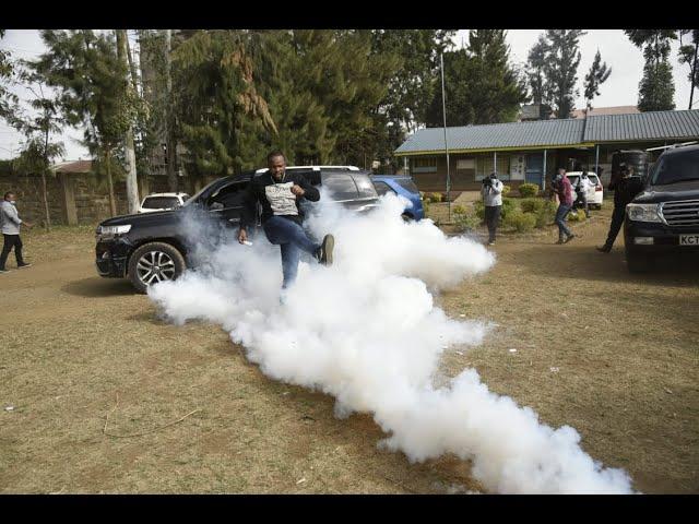 Lang'ata MP Nixon Korir's vehicle damaged, UDA agents clash with police