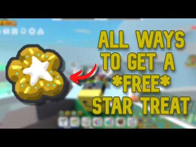 All *FREE* Ways To Get A Star Treat! | Bee Swarm Simulator