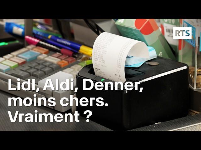 Lidl, Aldi et Denner sont-ils vraiment moins chers ? | RTS