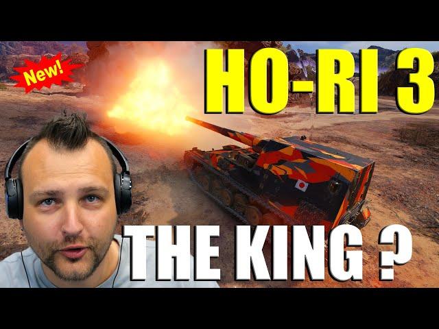 THE NEW HO-RI 3: Japanese Tier X TD Review! | World of Tanks