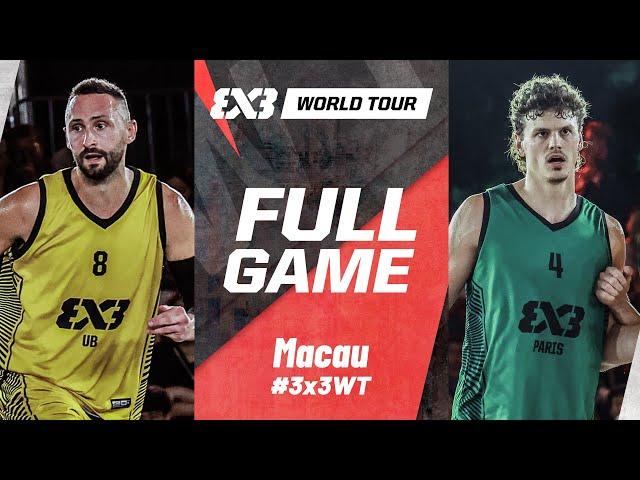 Ub Huishan NE  vs Paris  | Full Final Game | FIBA 3x3 World Tour Macau 2024