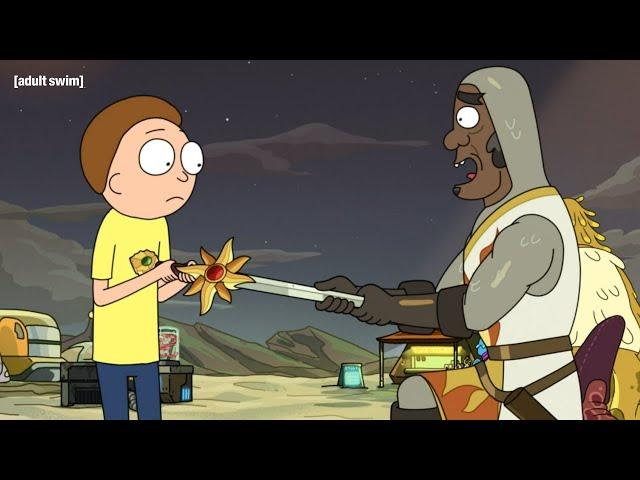 Rick and Morty | S6E9 Cold Open: Morty Becomes a Knight | adult swim