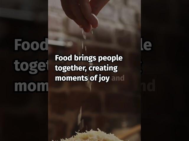 What Makes Food TRULY Happy Moments?