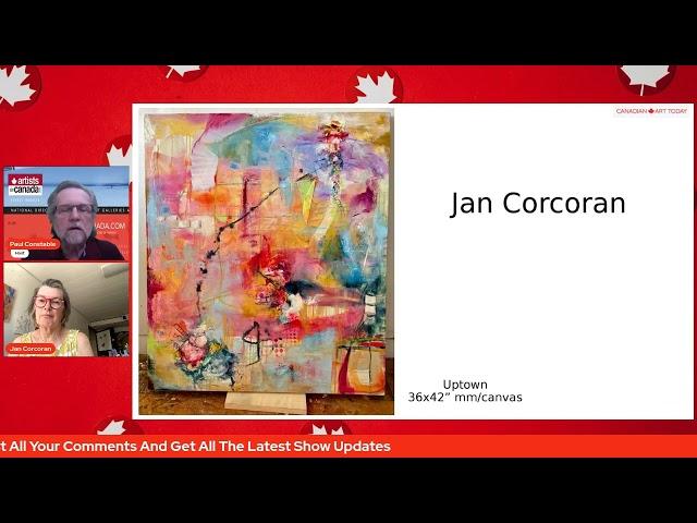 Canadian Art Today, your host Paul Constable - and Paul's Guest Today is   Jan Corcoran (E160)