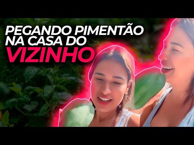 TIVE QUE PEGAR UM PIMENTÃO NA CASA DO VIZINHO! #simonemendes #vlog