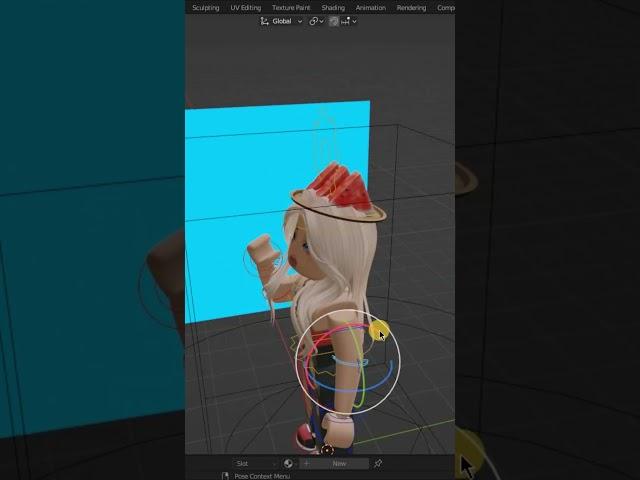 Making a FREE GFX #shorts #short #roblox #gfx #robloxgfx #blender #blender3d #free