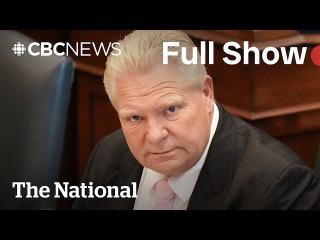 CBC News: The National | Ford threatens to cut off energy exports over tariffs