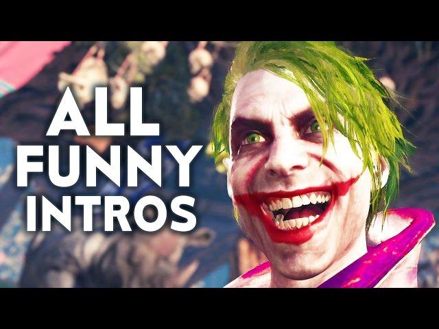 INJUSTICE 2 ALL Funniest Intros Dialogues Funny Character Banter Interaction Extended Edition