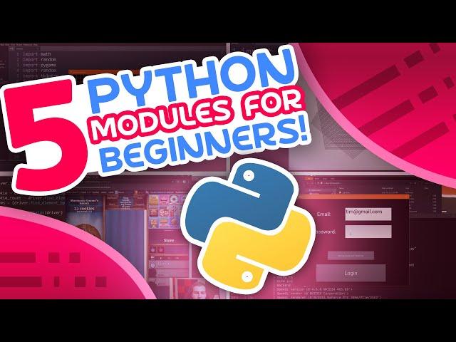 5 Python Modules For Beginners