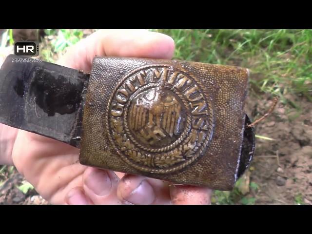 Metal Detecting WW2 Battlefields - WWII Relic Hunting Waffen SS