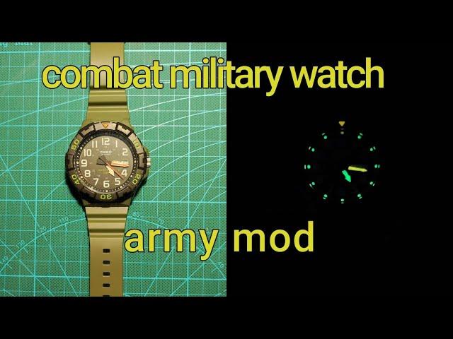 Casio MRW 210H 3AV army mod нанесение люминофора #armywatch #casio #militarywatch #luminofor