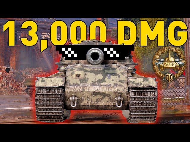 13,000 Damage in World of Tanks!