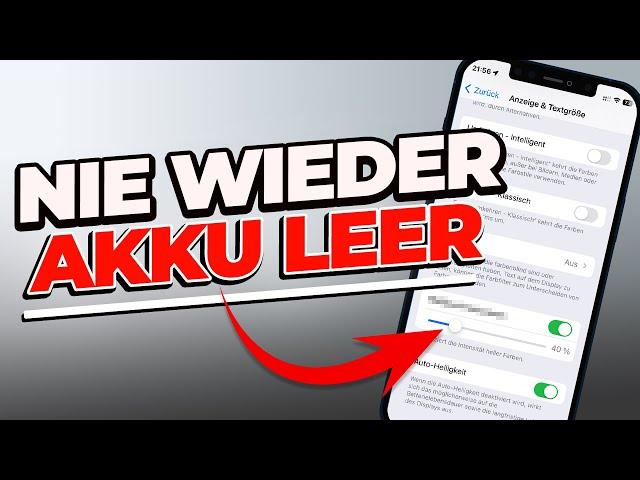 16 Einstellungen zum iPhone AKKU SPAREN 