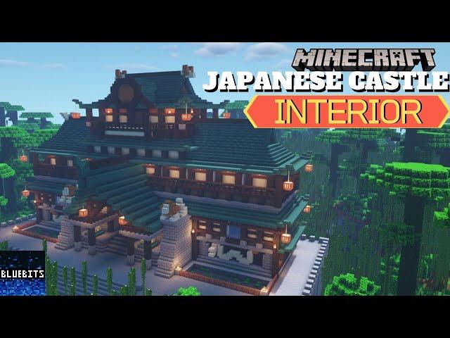 Minecraft Tutorial - How to Build the Japanese Castle #5 Interior Design