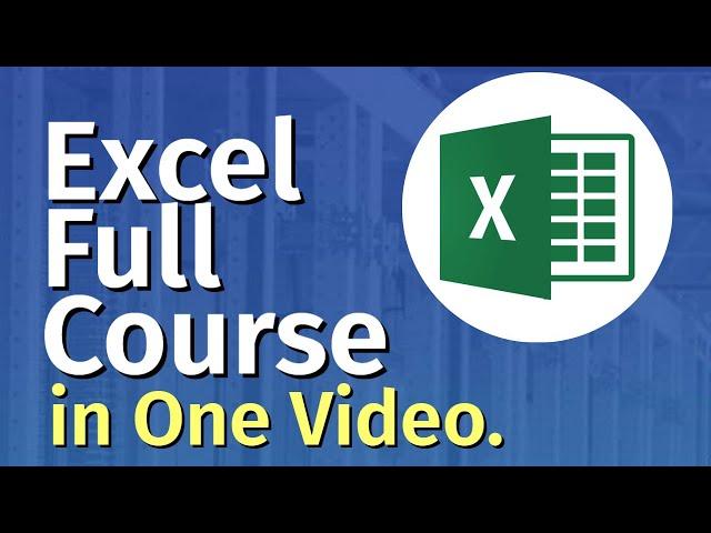 Microsoft Excel Tutorial for Beginners | Excel Training | FREE Online Excel course