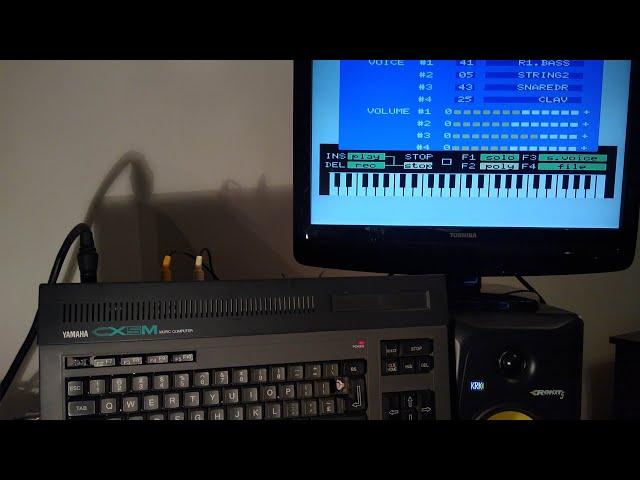 Using the Yamaha CX5M MSX Music Computer as a Synth sound source