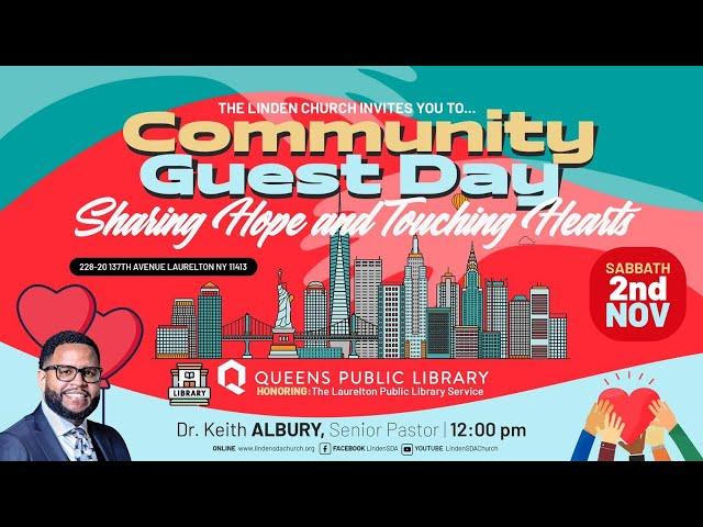 Linden SDA Church Community Guest Day ft. Dr. Keith Albury