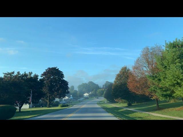 Trip #60 - Beautiful suburbs of Philadelphia - Foggy morning drive