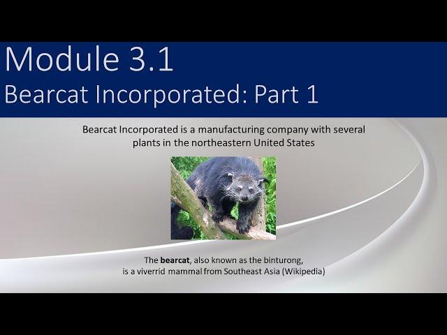 3.1 - Bearcat Incorporated Part 1