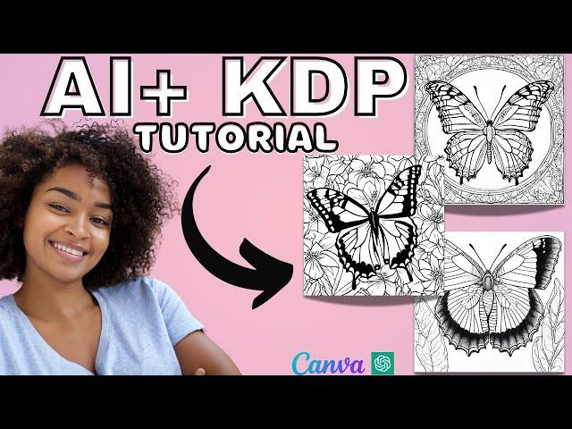 How to Create a Coloring Book Using AI; Creating Coloring Pages on Canva; Make Money Online 2024