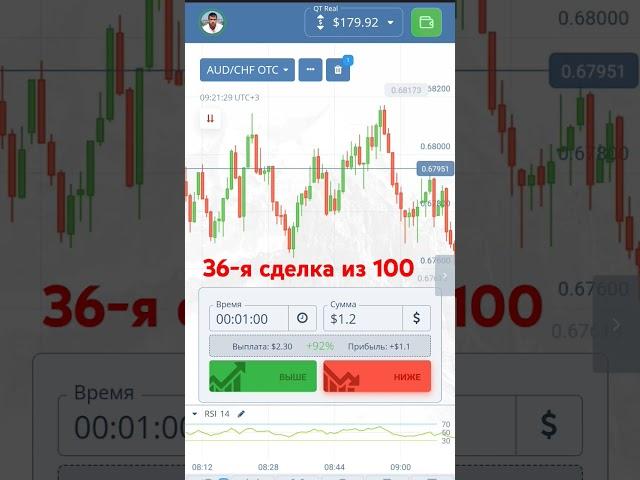 36-я сделка из 100. Торгую здесь: http://clck.ru/3C7kWK #trading #pocketoption #инвестиции #бинарные