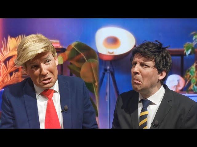 TRUMP told Tucker Carlson about his conversation with PUTIN  [Parody]