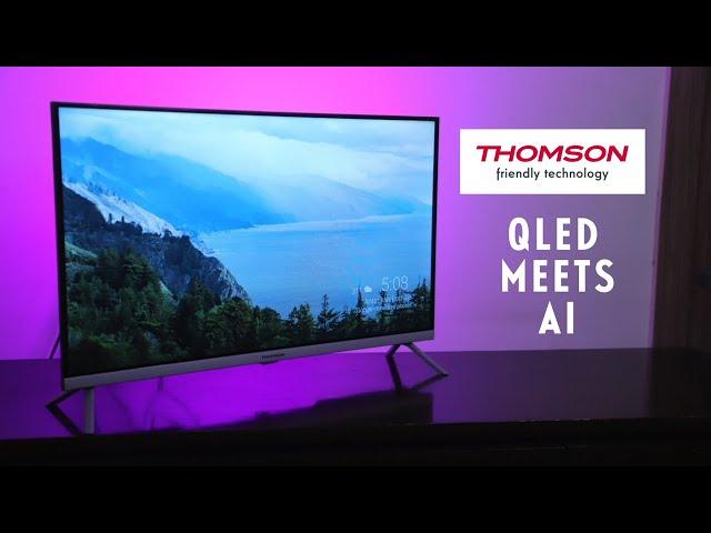 Thomson 32 Inch (80cm) QLED Meets AI | Better Sound & Picture Quality I Android TV July 2024 Model