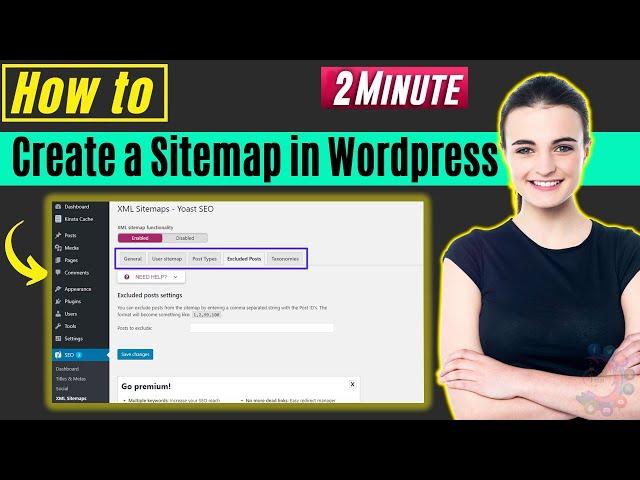 How to create a sitemap in wordpress 2024