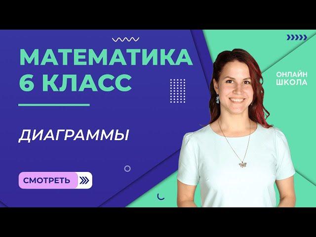 Диаграммы. Видеоурок 17. Математика 6 класс.