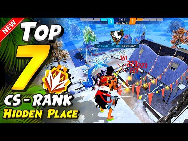 TOP 10 HIDDEN PLACES FOR CS RANK IN BERMUDA AFTER OB47 UPDATE | cs rank tips and tricks |Manner Tube