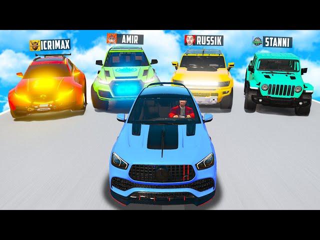 3 YOUTUBER JAGEN MICH mit ZUFÄLLIGEN SUPER SPORTWAGEN in GTA 5!