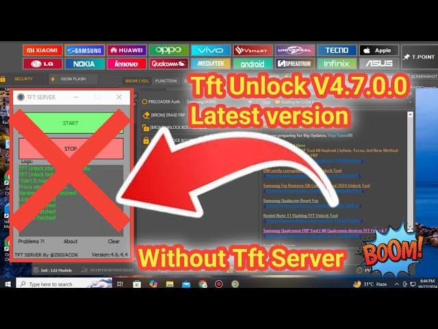 Tft Unlocker V4.7.0.0 Latest version | No TFT Server Loader | How To Install Tft Unlock Tool 2024