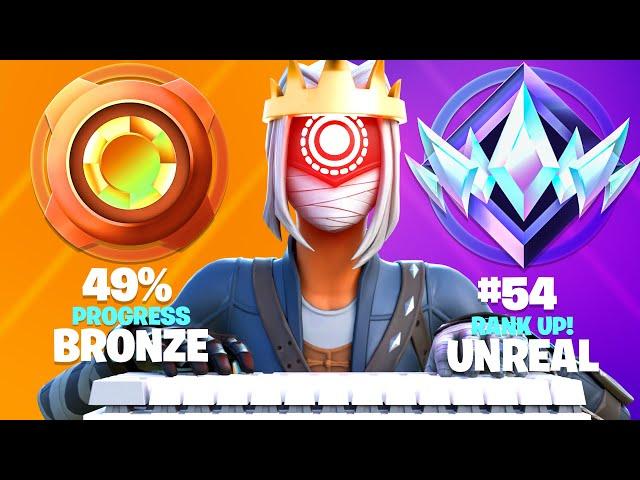 Bronze to UNREAL SOLO Ranked SPEEDRUN (Chapter 5 Fortnite)