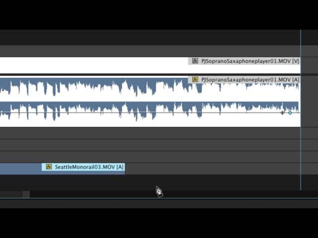 “Fade Audio with Keyframes, Adobe Premiere Pro CC”