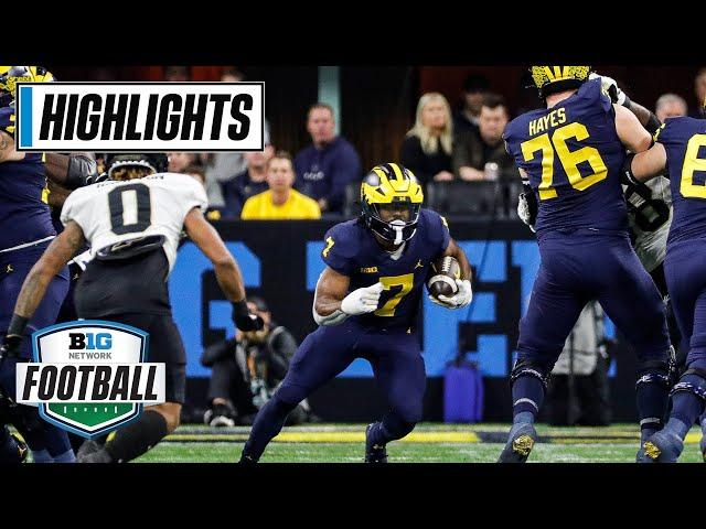 Purdue vs. Michigan | Highlights | Big Ten Football Championship | Dec. 3, 2022