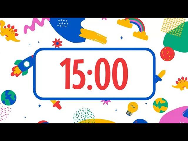 15-Minute Cleanup Countdown Timer for Kids – Clean Up to Fun Pop Music!