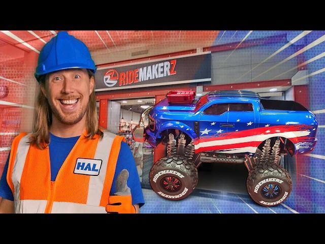 Handyman Hal builds a Monster Truck at Ridemakerz | American Monster RC Truck Build