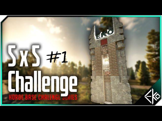 Can my 5x5 Horde Base Survive Insane, 64 Zombie, 560 Gamestage? | Glock9 Challenge | 7 Days to Die