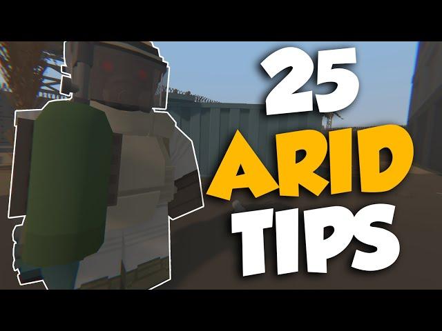 Unturned: 25 Arid Tips & Tricks (Ep. 1 - New Unturned Map)