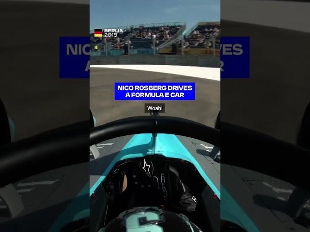 When Nico Rosberg drove a Formula E car ️ #shorts