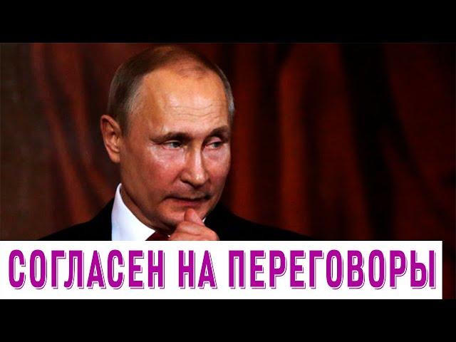 Срочно! Путин заявил что не против прямых переговоров с Зеленским
